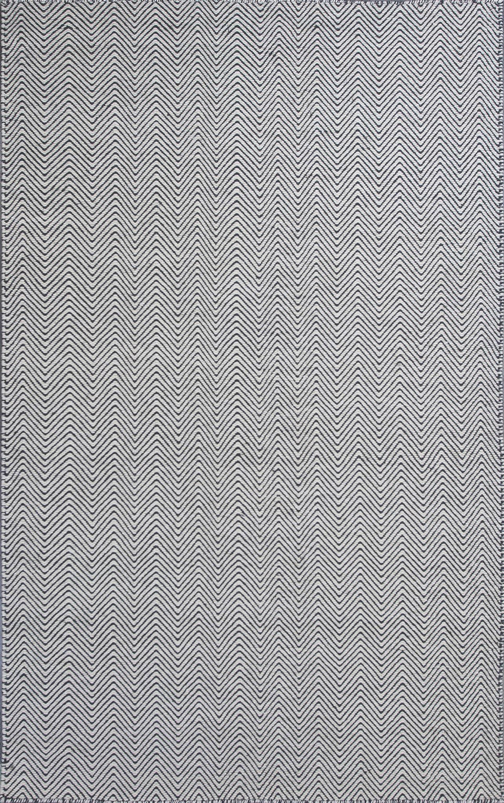 KAS Playa 3467 Ivory/Charcoal Wave Area Rug