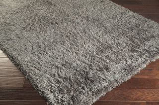 Surya Portland PLD-2002 Gray Shag Weave Area Rug 5x8 Corner