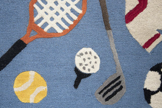 Rizzy Play Day PD596A Blue Area Rug Runner Image