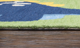 Rizzy Play Day PD603A Green Area Rug Detail Image