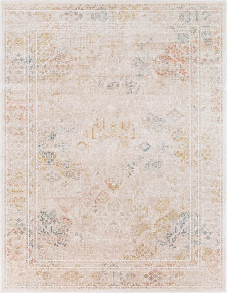 Surya Palermo PLO-2302 Lime Taupe Cream Camel Aqua Area Rug Main Image 8 X 10