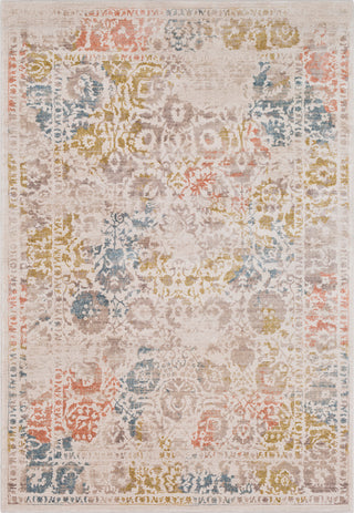 Surya Palermo PLO-2304 Aqua Taupe Cream Lime Camel Area Rug main image