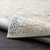 Surya Palermo PLO-2306 Taupe Aqua Cream Navy Lime Area Rug Pile Image