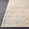 Surya Palermo PLO-2306 Taupe Aqua Cream Navy Lime Area Rug Detail Image