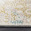Surya Palermo PLO-2306 Taupe Aqua Cream Navy Lime Area Rug Texture Image