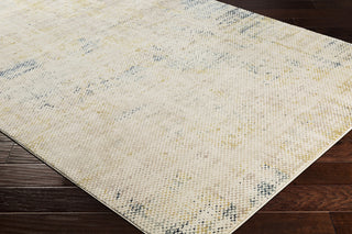 Surya Palermo PLO-2307 Aqua Navy Cream Taupe Lime Area Rug Corner Image