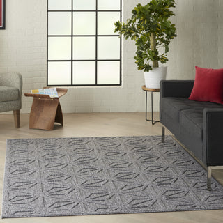 Nourison Palamos PLS01 Dark Grey Area Rug Room Scene 2