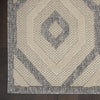 Nourison Palamos PLS02 Cream Area Rug Corner 