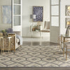 Nourison Palamos PLS02 Cream Area Rug Room Scene Featured