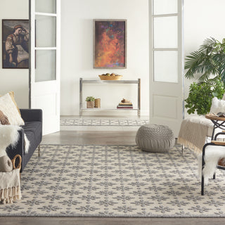 Nourison Palamos PLS03 Cream Area Rug Room Scene 2