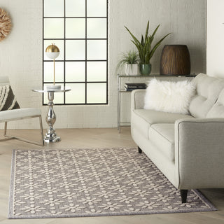 Nourison Palamos PLS03 Grey Area Rug Room Scene 2