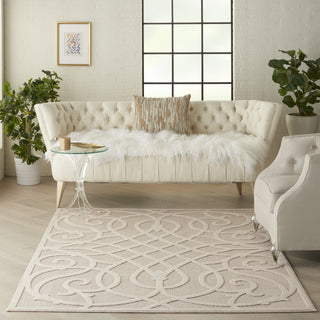 Nourison Palamos PLS04 Cream Area Rug Room Scene 2