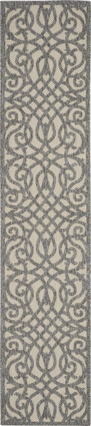 Nourison Palamos PLS04 Cream Grey Area Rug Runner