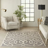 Nourison Palamos PLS04 Grey Area Rug Room Scene 2