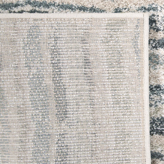Orian Rugs Plush Shag Modern Abstract Distressed Blue Area Rug 