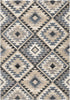 Orian Rugs Plush Shag Modern Diamonds Muted Blue Area Rug Main Image