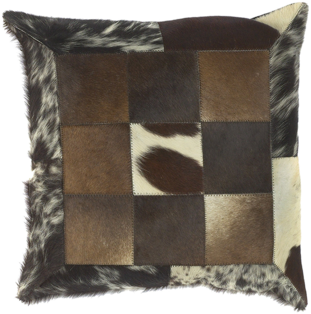 Surya Trail Captivating Cow Hide PMH-119 Pillow