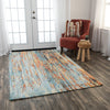 Rizzy Premier PMR103 Blue Area Rug Room Image Feature