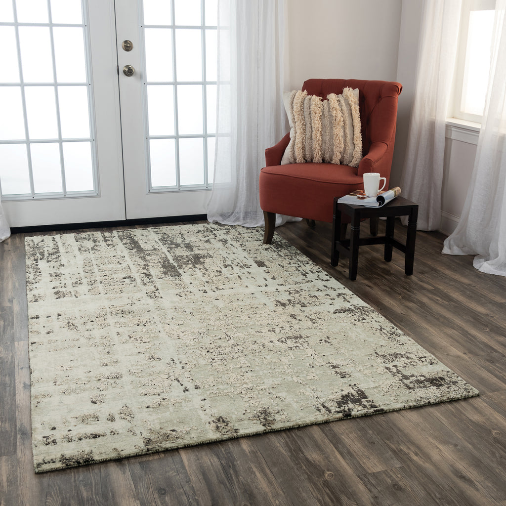 Rizzy Premier PMR104 Green Area Rug Room Image Feature