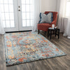 Rizzy Premier PMR107 Blue Area Rug Room Image Feature