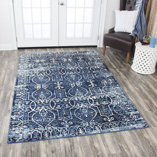 Rizzy Panache PN6964 Dark Blue Area Rug  Feature