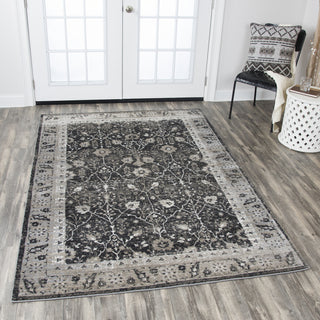 Rizzy Panache PN6966 Black Area Rug  Feature