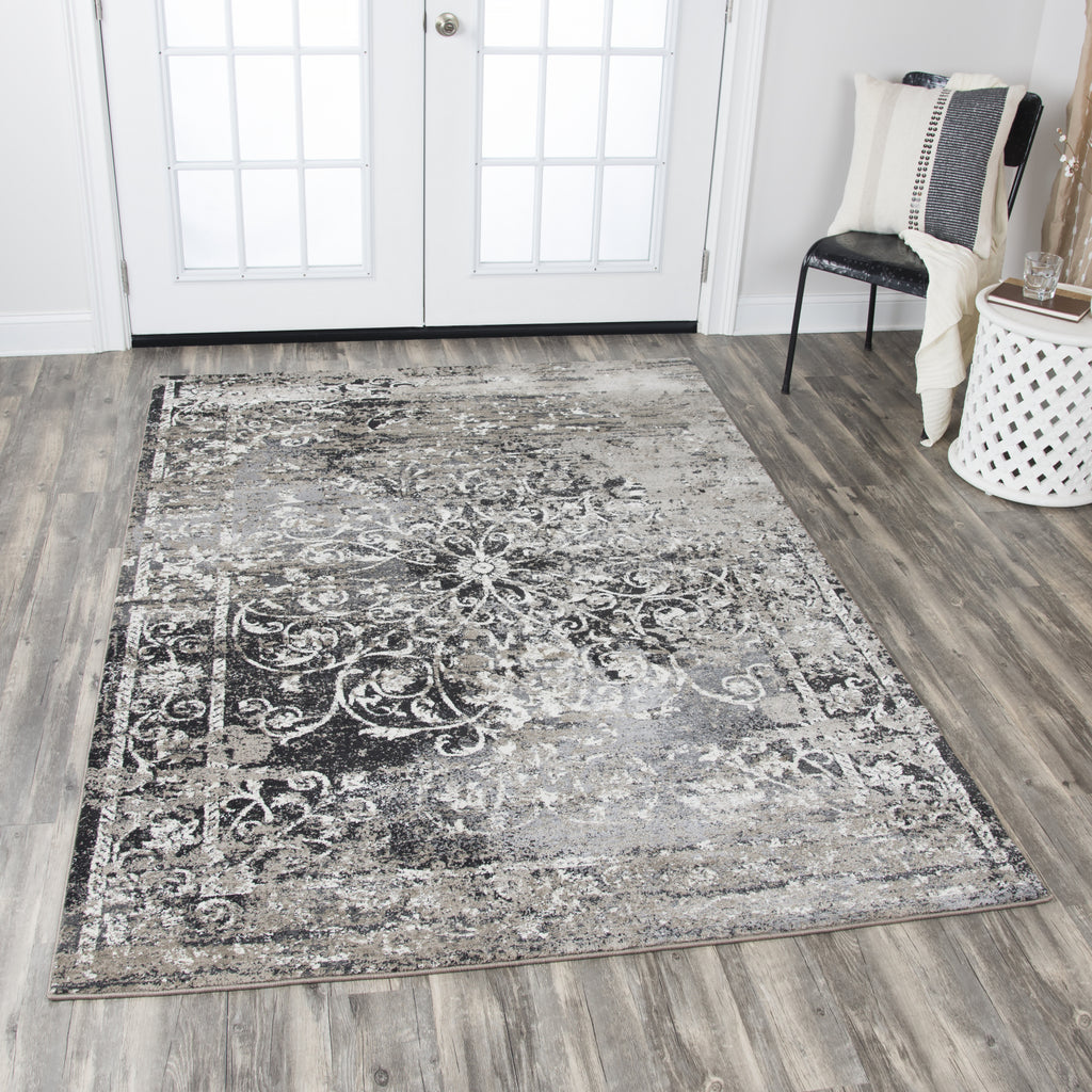 Rizzy Panache PN6981 Taupe Area Rug  Feature