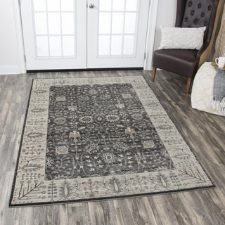 Rizzy Panache PN6975 Gray Area Rug Corner Image