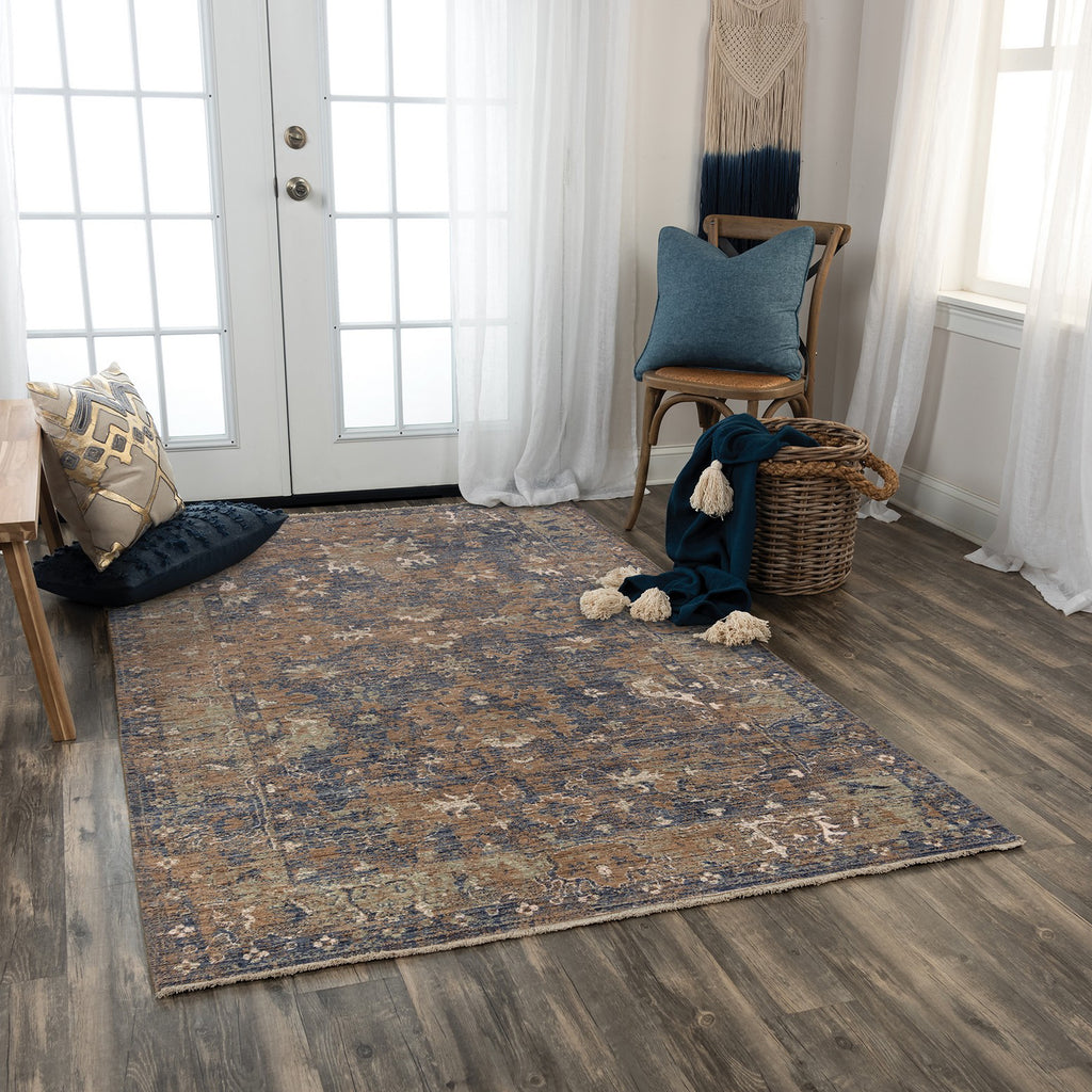 Rizzy Platinum PNM105 Charcoal Area Rug Room Image Feature