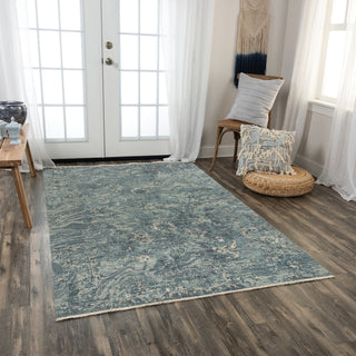 Rizzy Platinum PNM110 Blue Area Rug Room Image