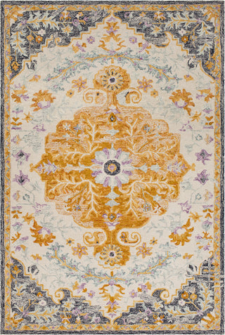 Surya Panipat PNP-2301 Burnt Orange Khaki Mustard Black Charcoal Ice Blue Dark Green Lilac Mauve Area Rug main image