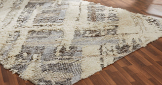 K2 Polaris PO-016 Parchment/Greys Area Rug Lifestyle Image Feature