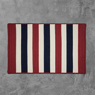 Colonial Mills Portico PO29 Patriotic Stripe Area Rug main image