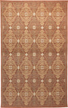 Trans Ocean Patio 6064/24 Suzani Diamonds Red Area Rug by Liora Manne
