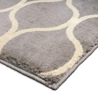 Orian Rugs Poise Infinity Gray Area Rug Corner Shot