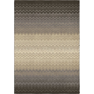 Orian Rugs Poise Waving Chevron Gray Area Rug main image