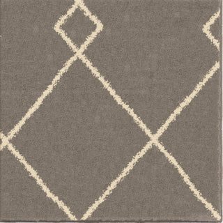 Orian Rugs Poise Crossed Ties Taupe Area Rug Close Up