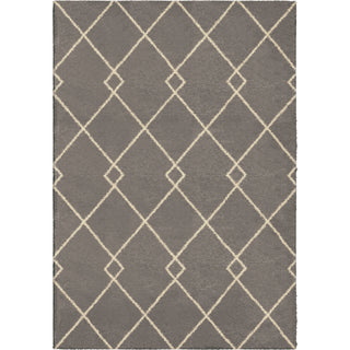 Orian Rugs Poise Crossed Ties Taupe Area Rug main image