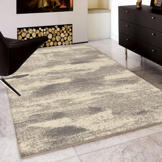 Orian Rugs Poise Lush Fog Gray Area Rug Room Scene Feature