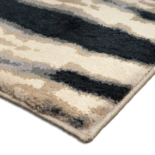 Orian Rugs Poise Bengal Diamond Ivory Area Rug Corner Shot