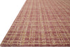 Loloi Polly POL-03 Berry / Natural Area Rug by Chris Loves Julia Corner Image