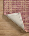 Loloi Polly POL-03 Berry / Natural Area Rug by Chris Loves Julia Backing Image