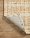 Loloi Polly POL-03 Straw / Ivory Area Rug by Chris Loves Julia Backing Image