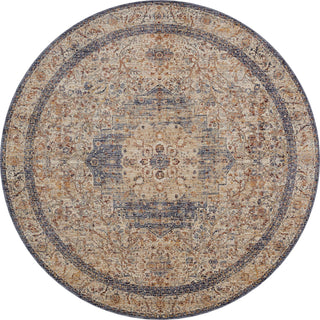 Loloi Porcia PB-01 Ivory/Beige Area Rug 7'10''x7'10'' Round