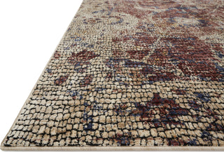 Loloi Porcia PB-08 Red/Beige Area Rug Detail Shot