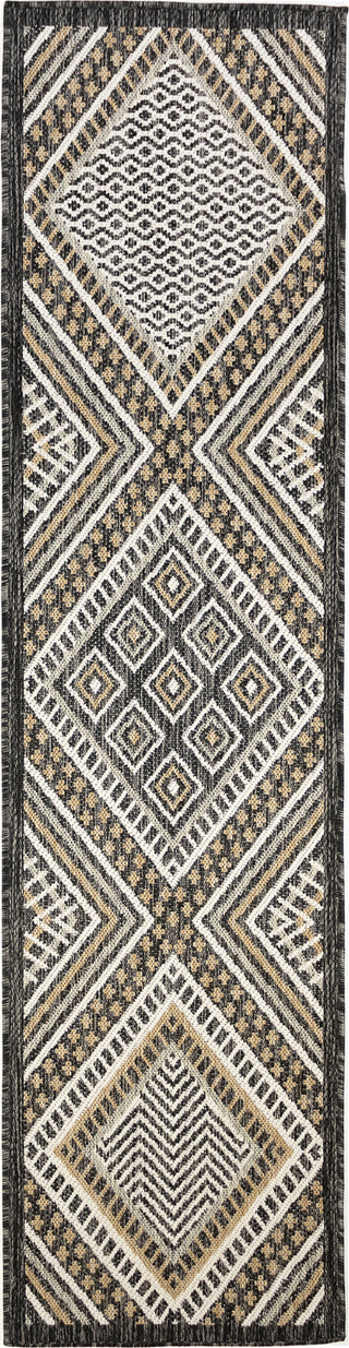 Trans Ocean Portofino 7080/12 Kilim Natural Area Rug by Liora Manne