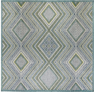 Trans Ocean Portofino 7080/04 Kilim Blue Area Rug by Liora Manne