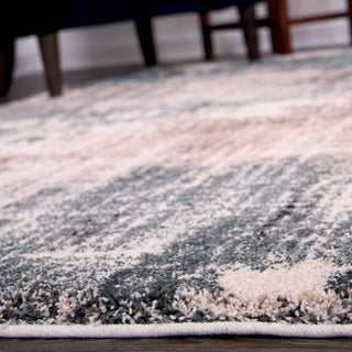 Orian Rugs Portland Basque Muted Blue Area Rug 