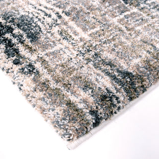 Orian Rugs Portland Basque Muted Blue Area Rug Corner Image