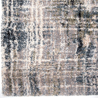 Orian Rugs Portland Basque Muted Blue Area Rug Close up